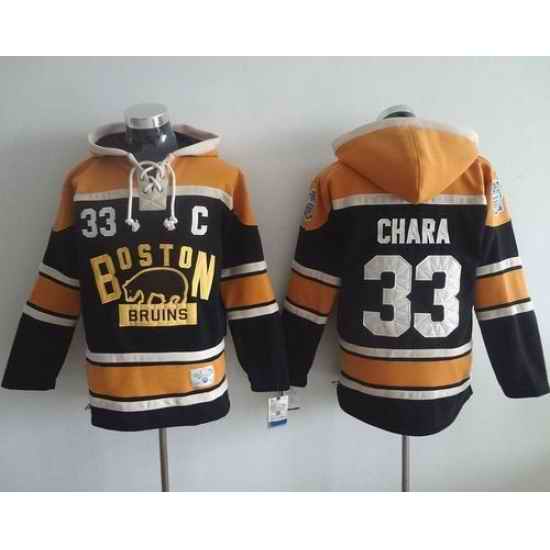 Bruins #33 Zdeno Chara Black 2016 Winter Classic Hoodie Stitched NHL Jersey